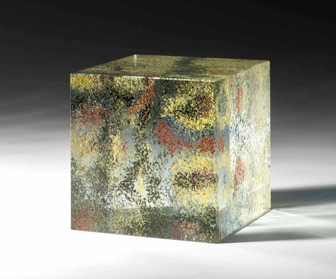 Peter Wechsler - GLASS CUBE Catalogue raisonné glass, no. XIn  | MasterArt